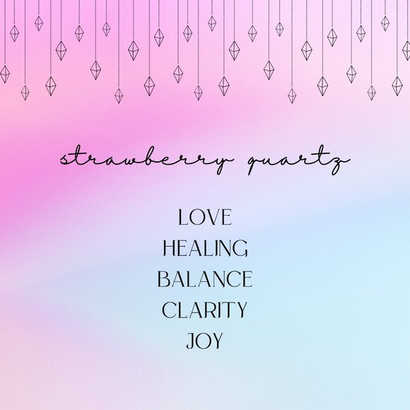 Hand Crafted Strawberry Quartz Stretch Bracelet - Picture 6 of 6